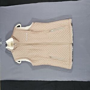 Free Country Quilted Brown Vest with Insulated Design